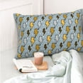 thumbnail image 4 of Fotbe Lightning Bolts Funda de Almohada Decorativa Estilo Occidental, Lujo en Algodón, Fundas para Almohadas King, Cojín Estampado para Decoración del Hogar-14"x20", 4 of 6