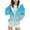 Sky Blue, variant on SonxaHe Toddler Girl' Hooded Jacket Fleece Zip Up Gradient Long Sleeve Outerwear Lightweight Fall Sweatshirt Red,Sized 4-5