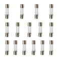 thumbnail image 1 of 15 Pack 5x20mm F10AL 125V/250V Glass Fuses 0.2 x 0.78 Inch F10A 10amp Fast-Blow Fuse (F10A), 1 of 4