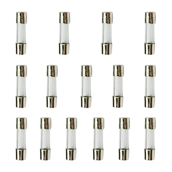 15 Pack 5x20mm F10AL 125V/250V Glass Fuses 0.2 x 0.78 Inch F10A 10amp Fast-Blow Fuse (F10A)