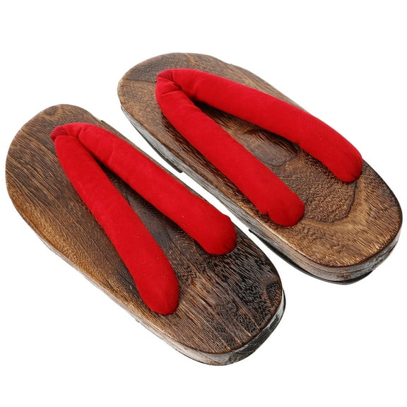 FOMIYES 1 Pair Red Clog Sandals for Men Comfortable and Non-slip Ideal for Work and Shopping