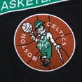thumbnail image 5 of Men's Mitchell & Ness Black Boston Celtics Hardwood Classics Felt Applique Slub T-Shirt, 5 of 6