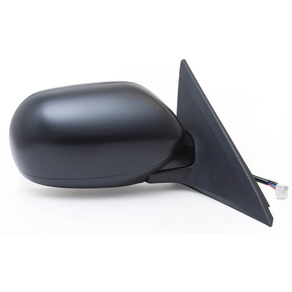 71511U - Fit System Passenger Side Mirror for 08-11 Subaru Impreza, 08-12 Impreza WRX, black, PTM cover, foldaway, Power