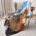 thumbnail image 3 of Disketp Cute Guinea Pig Sea Cozy Flannel Fleece Throw Blanket: Has a velvety texture for All Seasons - Perfect for Women, Men, & Kids"60"x50", 3 of 6