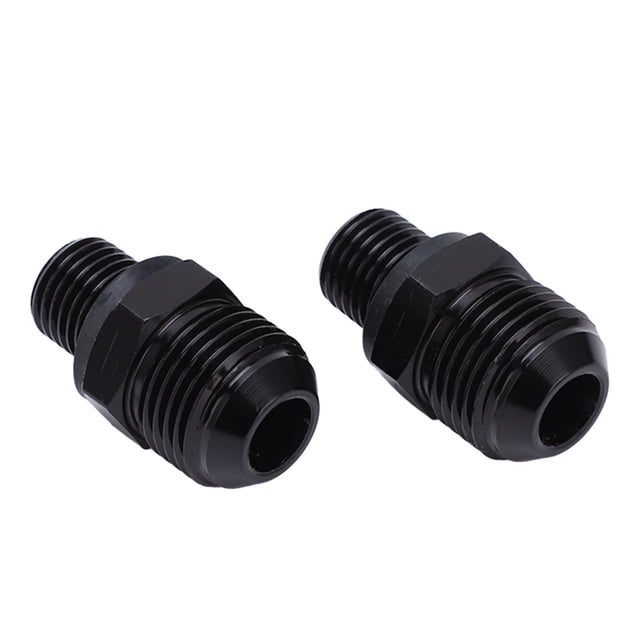 Oil Cooler Fitting, Strong Aluminium Alloy Transmission Oil Cooler Adapters Rustproof Professional For Car Accessories Short