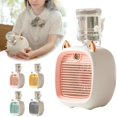 thumbnail image 3 of Mini Portable Ac Unit with Water Bottle, 2025 Newly Upgrade Portable Misting Mini Air Conditioner Fan, 3-Speed Adjustable USB Personal Air Conditioner Fan & Humidifier, 3 of 7