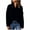 Black, variant on Lovskoo 2024 Sweaters for Women Long Sleeve Casual Trendy Solid Color V-Neck Ruched Pullover Blouse Tops Beige
