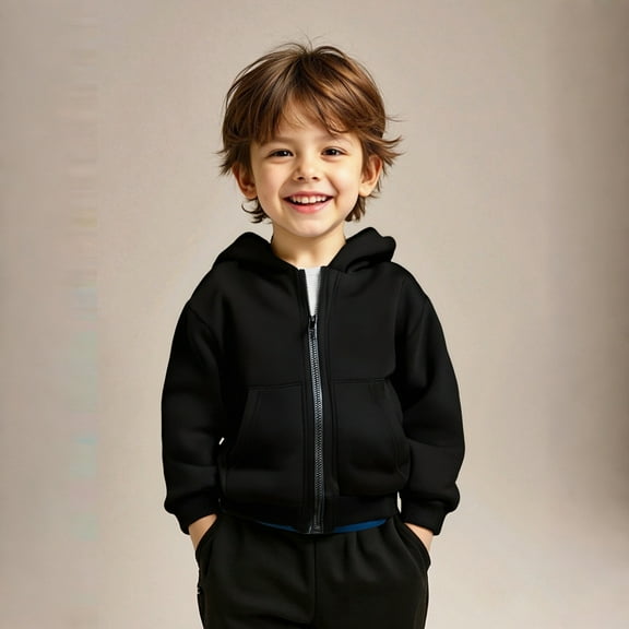 Girls Hoodie Thickened Black Hoodies Lightweight Long Sleeve Hoodies Fall Clothes Toddler Clothes for Girls 3T