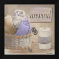 thumbnail image 2 of Hakimipour-Ritter 12x12 Black Modern Wood Framed Wall Art Titled - Lavender Bath I, 2 of 6