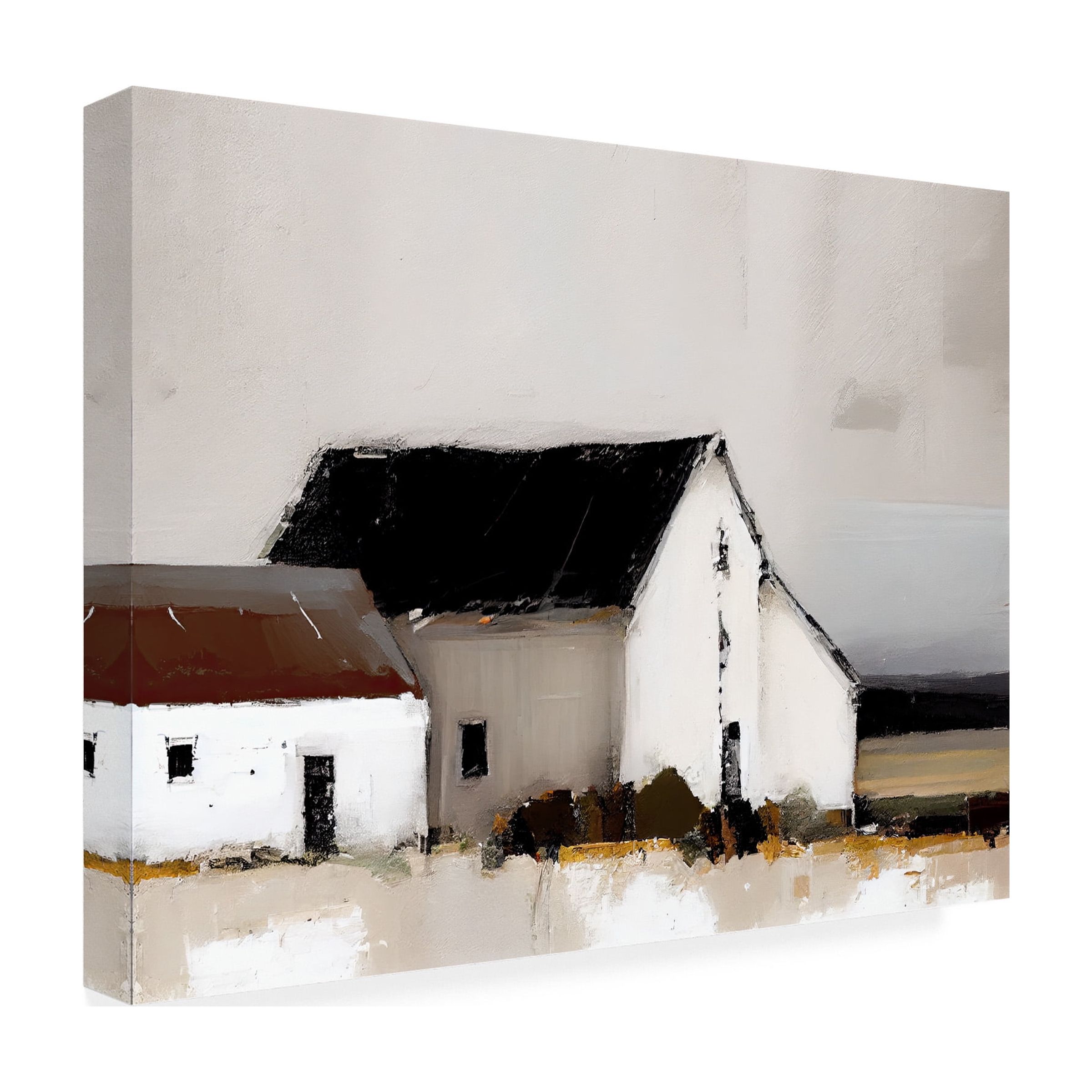 Canvas Wall Art - Sasha 'Beyond the Moors' Wall Art for Living Room, Bedroom, or Office DÃ©cor by Trademark Fine Art - 32 x 24 Inches
