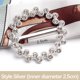 thumbnail image 3 of Fiudx Botón de Nudo de Perla, Clip de Metal para Bufanda, Elegante Hebilla de Cintura, Decoración Versátil para Camisas y Bufandas, Perfecto para Bodas y Negocios, Diseño Moderno, Incluye 1 Botón de, 3 of 4