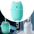 thumbnail image 3 of facefd Humidificateur Mini 260ml Design Oreilles de Chat Diffuseur d'Huiles Essentielles Vert, 3 of 8
