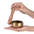 thumbnail image 1 of Graflsoa Handcrafted Tibetan Singing Bowl for Meditation, Yoga, and Relaxation - Compact Design with Pure Sound, 7cm Caliber, Includes Striker, 1 of 6