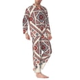 thumbnail image 2 of Balery Fashion Tatreez2 Pijama para Hombre de Dos Piezas con Manga Larga, Conjunto de Dormir y Descanso Suave con Bolsillos-Small, 2 of 7