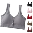 thumbnail image 2 of Fengactive Convenient Front Closure Sports Bras for Women Comfortable Wireless Full Coverage Bralettes Workout Yoga Bra, 2 of 9