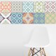 thumbnail image 2 of 20 piezas de azulejos de mosaico para pared, adhesivos para la línea de la cintura, adhesivos para pared para el hogar y la cocina 3 10x10cm, 2 of 9