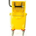 thumbnail image 2 of RK Safety RKMB36-Y Commercial Side Press Wringer Mop Bucket 36 qt / 9 gal (Yellow), 2 of 6