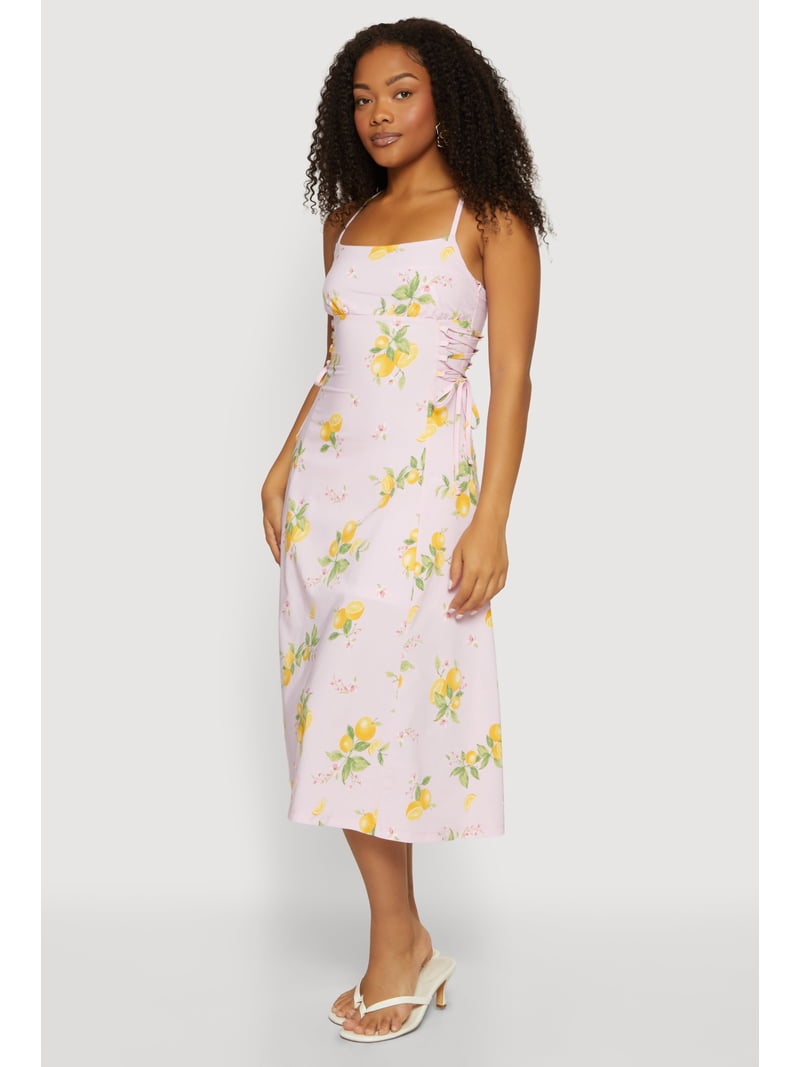 lemon dress midi Sorrento Sun Midi Dress JO+CO
