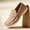 Khaki, variant on Men's Shoes Slip-On Sueder Penny Loafers Moccasins Dress Shoes, Lightweight Breathable Gentleman Stylish Driving Boat