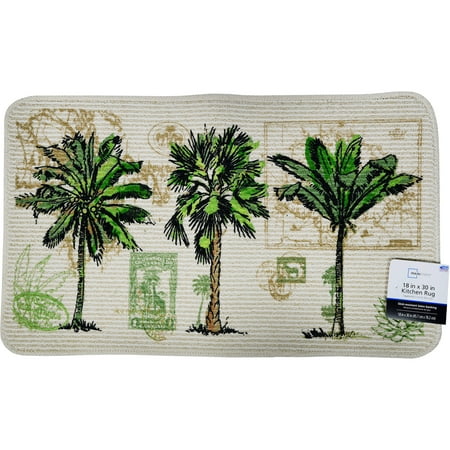 Mainstays Ms Three Palm Oasis 18x30 Kitchen Rug Mainstays Ms Three Palm Oasis 18x30 Kitchen Rug