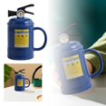thumbnail image 2 of Novelty Fire Extinguisher Shaped Ceramic Drinking Mug With Removable Lid And Included Spoon, 2 of 7