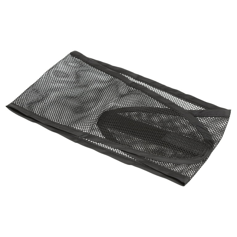 Evolve Essentials Black Satin & Mesh Wrap Caps, 2 pack 