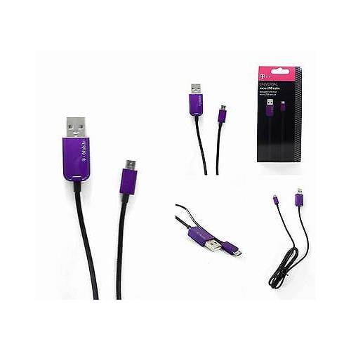 TMobile Universal 4ft MicroUSB to USB Cable Car Charger 3.1 Amp 5V