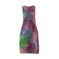 thumbnail image 2 of Robe Grande Taille pour Femmes Mode Femmes Décontractée Grande Taille Col en V Imprimé Floral Sans Manches Gilet Robe en Lin Grande Taille Mode pour Femmes Robe Florale pour Femmes Robe Décontractée pour Femmes, 2 of 4