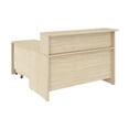 thumbnail image 2 of Arrive 60W x 72D L Reception Desk with Drawers in Natural Elm - Engineered Wood, 2 of 11