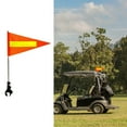 thumbnail image 4 of GARENDE Golf Cart Flag Pole Kit Adjustable Height Bikes Club Flag Holder Accessories Round Top 22x43cm, 4 of 7