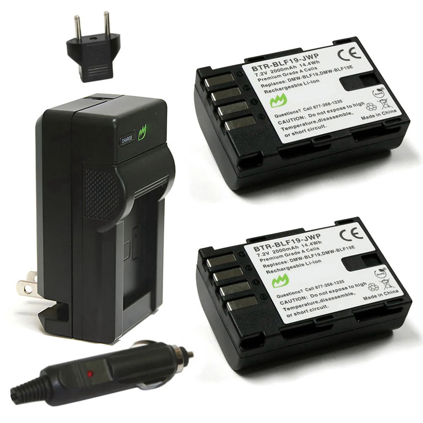 Sony Cybershot DSC-T90 High Capacity Batteries (2 Units) + AC/DC