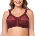 thumbnail image 2 of Women Minimizer Bra Comfort Wirefree Full Coverage Large Bust Non-Padded 46DDD, 2 of 8