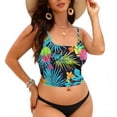 thumbnail image 1 of LVHAOGJOB Débardeur Femme Bretelles Spaghetti Réglables Col Rond avec Soutien-Gorge Intégré Chandail d'Été pour Femme, 1 of 5
