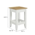 thumbnail image 3 of Garland3-Piece Kitchen Island and Stool Set in Oak White, 3 of 12