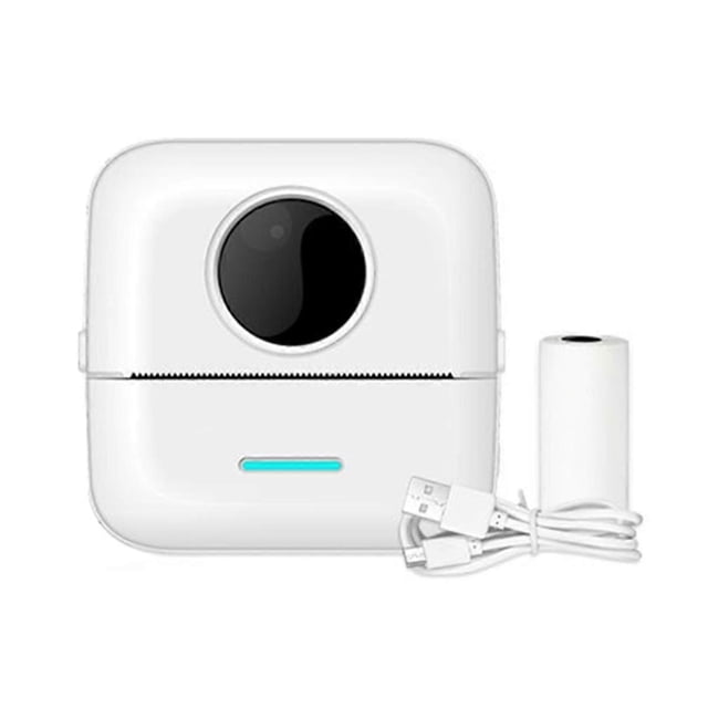 Mini Sticker Printer Maker Thermal Printer, Bluetooth Wireless Portable Phone Printer, Small Instant Pocket Printer
