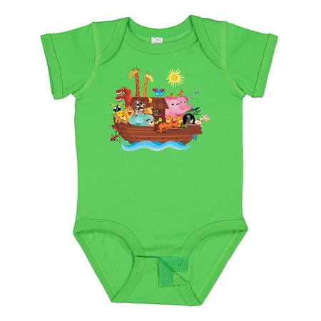 

Inktastic Animal Ark Bible Story Christian Gift Baby Boy or Baby Girl Bodysuit