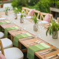 thumbnail image 4 of Cloth Napkins Set of 4 - 20x20 Inches, Green Wood Grain Washable Reusable Table Napkins, Ombre Rustic Retro Wooden Plank Soft & Absortbent Dining Napkin for Party Wedding Hotel Restaurant, 4 of 8