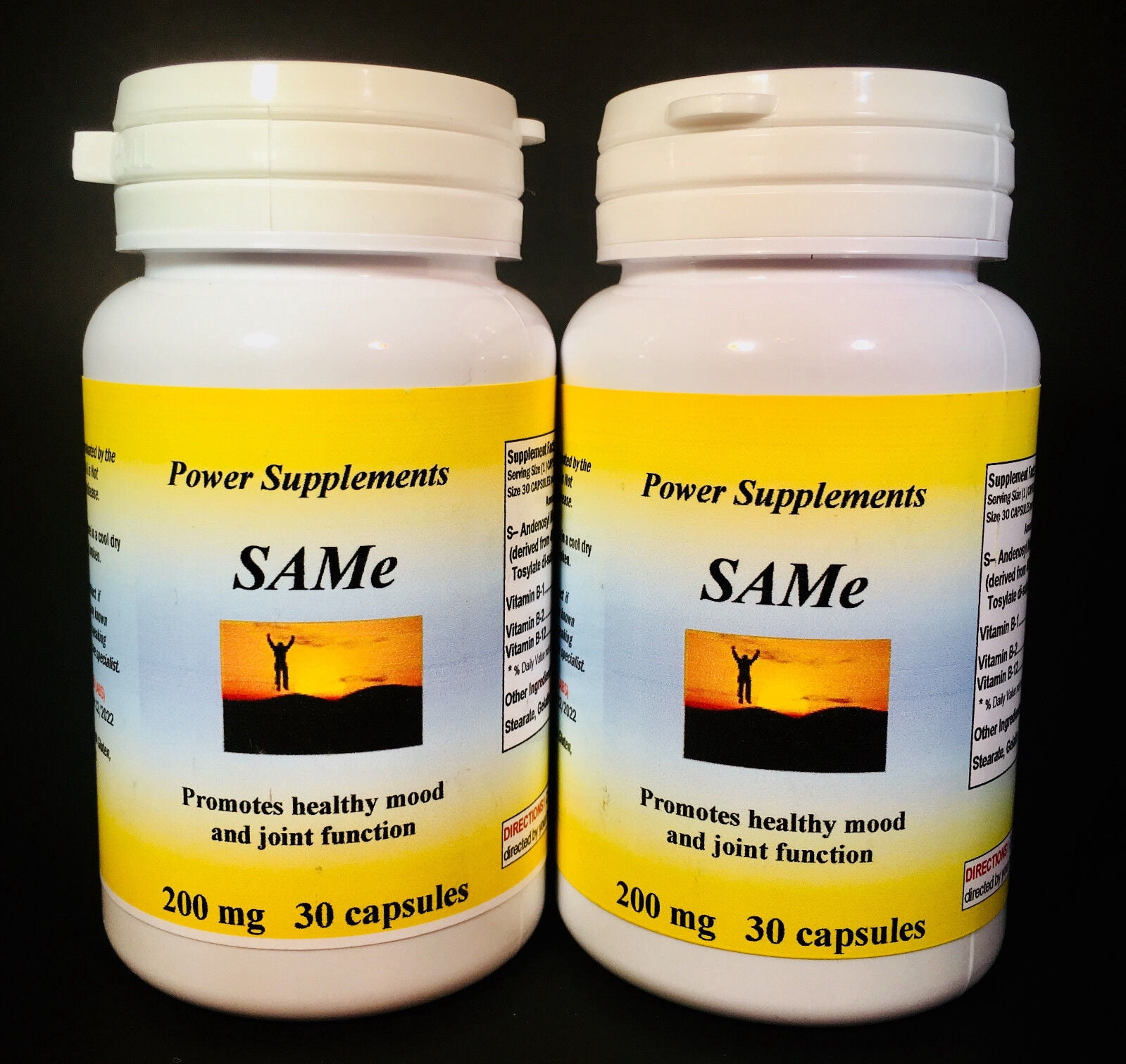 SAMe 200mg 60 (2x30) capsules, depression, joints, hips & knees