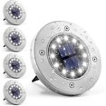 thumbnail image 1 of Solar Ground Lights 12 LEDs 4 Pack Outdoor Solar Pathway Lights, 1 of 2