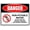 Warning Sign 1, variant on Danger Welding Area Risk of Eye Injury Sign, 8"x12" Caution Tin Sign, Welding Safety Notice Signage