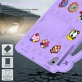 thumbnail image 3 of SaniMore for Samsung Galaxy Tab A8 (SM-X200/X205) EVA Kids Case, Skid-Proof Texture Case with Pencil Holder Hand Strap & Foldable Kickstand Shockproof Protective Case for Boys Girls, Lightpurple, 3 of 7