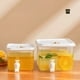 thumbnail image 1 of Dispensador de bebidas de gran capacidad de 3/5L con grifo y tapa - Recipiente de plástico para limonada, té helado, zumos y bebidas para fiestas, 1 of 9