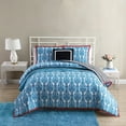thumbnail image 2 of VCNY Home Nikki 4-Piece Multicolor Floral Reversible Comforter Set, Twin XL, 2 of 9