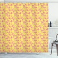 thumbnail image 1 of Ambesonne Orange and Yellow Shower Curtain, Citrus Fruits Art, 69"Wx84"L, Pale Orange Coral, 1 of 2