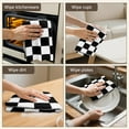 thumbnail image 6 of 2 Pcs Funny Kitchen Towels,Black and White Checkered Pattern Microfiber Dish Towels,Kitchen Tea Towels,Kitchen Towel Set (18" X 26"), 6 of 7
