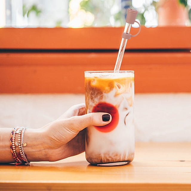 New Silicone Straw Plug Cute Milk Tea Shaped Straw Cover Decorative Drink Seal Straw Mouthpiece Vacuum Sealer Containers Purger Manual Vacuum Sealer Bags Portable Food Sealer Freezer Mix Seal A Meal