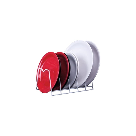Estante de almacenamiento Panacea Grayline, 28 x 19 x 18 cm, alambre blanco