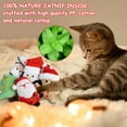 thumbnail image 2 of Enkarl 6pcs Christmas Catnip Toys,Xmas Cat Toys Plush Santa Claus Snowman Tree Interactive Chew Bite Toys for Cat Kitten Indoor, 2 of 7