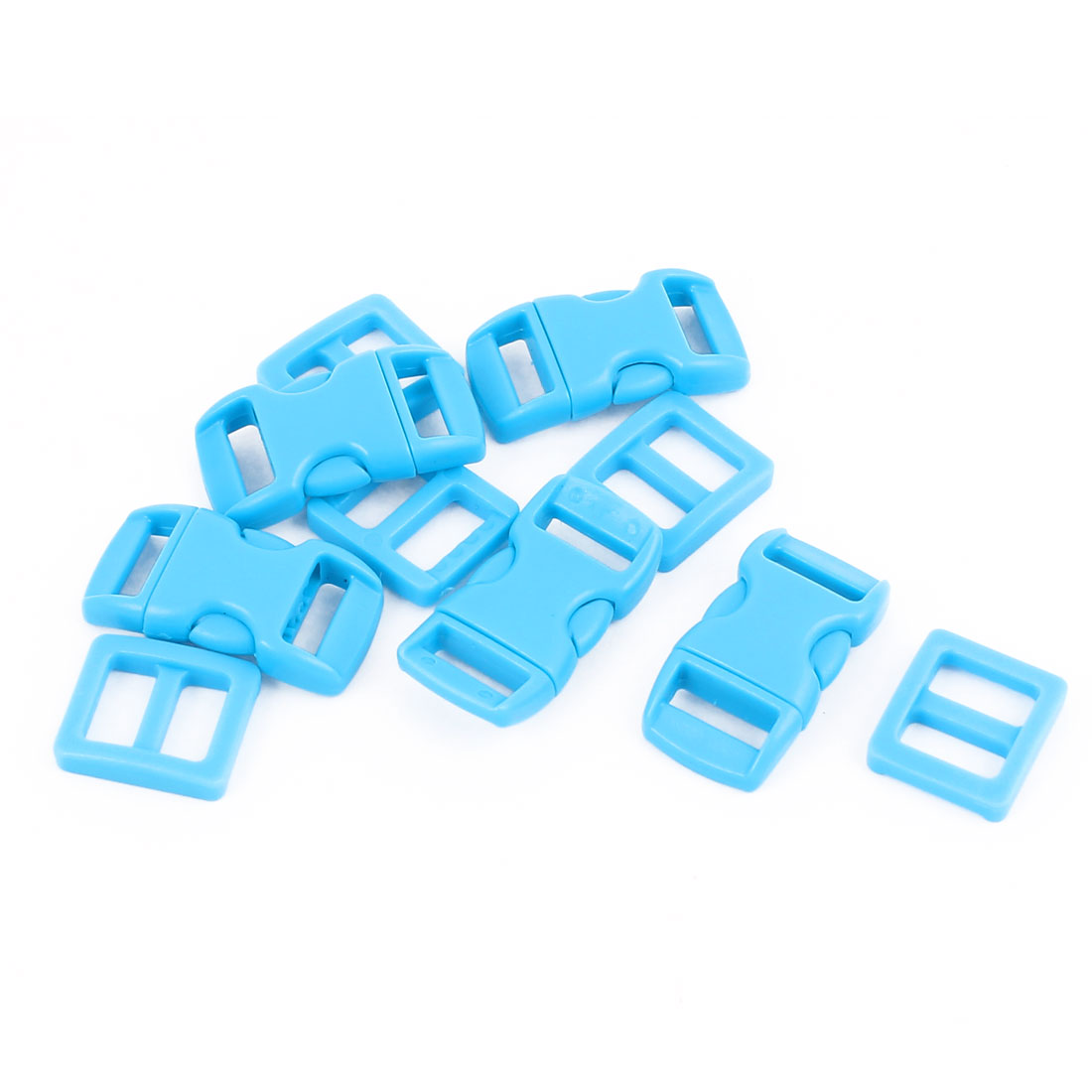 Pack of 2 Side Quick Release Buckles Fasteners For Webbing Straps 9mm