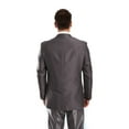 thumbnail image 3 of Mens Suit Two Piece Solid Notch Lapel Set With Free Matching Vest, 3 of 5